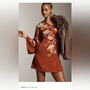 Floral Beauty Women's Dress Anthropologie farm rio collab